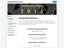 Tablet Screenshot of lafsgraduation.com